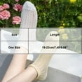 thumbnail image 3 of Ankle Socks - Ankle Net Socks for Women Summer Thin Breathable Mesh Socks for Girls no Show Low Cut Short Socks, Socks for Women,Color: Black Size: One Size, 3 of 5