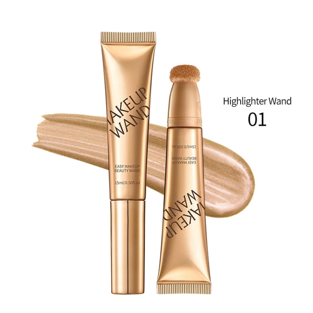 GUANGHONG Longue Liquide Éclat Surligneur Durée Brillance Modulable Adapté à Tous Types de Peau (15ml)