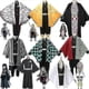 thumbnail image 1 of 2026 Kids Anime Demon Slayer Cosplay Costume Set Adult Tanjirou Nezuko Suit, 1 of 4