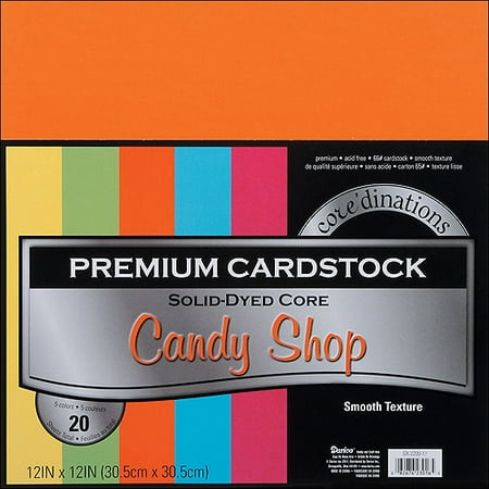Core'dinations Cardstock Value Pack, 12" x 12", 20pk