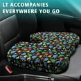 thumbnail image 4 of Premium Dinosaur Pattern Memory Foam Seat Cushion Ergonomic Chair Pad for Office Chair, Car, Airplane & Bleachers Sciatica, Tailbone Hip & Back Pain Relief - Chair Cushion for Long Office Workers., 4 of 5