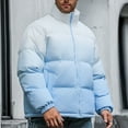 thumbnail image 2 of Dovford Mens Winter Padded Jackets Full Zipper Windproof Jacket Coat, 2 of 6