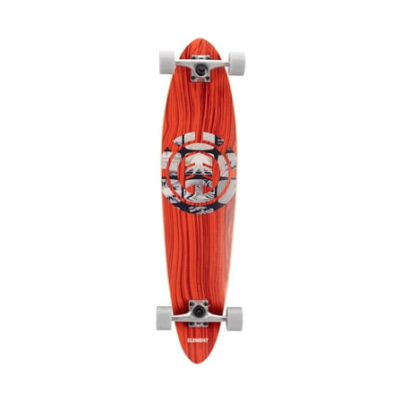 Element 36 inch Longboard in Black and Fire Skateboard