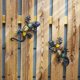 thumbnail image 3 of Adorno de pared, x2 lagartos, metal, 23 cm, decoración de pared, jardín, exterior, figura de lagarto, decoración de metal, suspensión de terraza o valla, salón, baño ER, 3 of 5