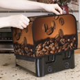 thumbnail image 7 of Balery Coffee Beans Pattern Oven Cover Kitchen Bread Machine Protector, 2 Slice Toaster Cover for Home, Anti Dust Fingerprint Coaster Cover, 7 of 7