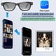 thumbnail image 5 of Gafas inteligentes XHABXKP AI con cámara 4K, Bluetooth y traducción, 5 of 8