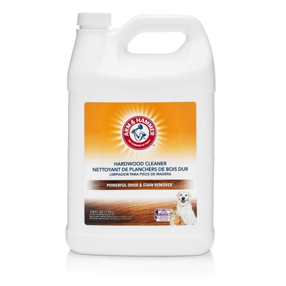 Arm & Hammer PET Fresh Hardwood Cleaner with odor and stain remover, 128 oz Refill