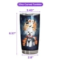 thumbnail image 5 of Happy Halloween Vampire Bichon Frise BOO with Pumpkins Fun and Spooky 20oz Stainless Steel Tumbler Insulated Cup with Lid Bichons Dog Lovers Gifts Idea - 00018, 5 of 5