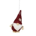 thumbnail image 5 of Set of 3 Red and Gray Skiing Gnome Christmas Ornaments 4", 5 of 9