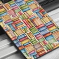 thumbnail image 6 of Books Library Reader Reading Faux Leather Travel Luggage Tag, 6 of 7