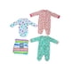 thumbnail image 2 of Kit 4 Piezas Bebé Niña Onesies Mamelucos, Pañalero y Cobija Multicolor OP2207HK, 2 of 5