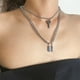 thumbnail image 1 of Collar para mujer, joyería para mujer, joyería para mujer, nuevo colgante de llave con candado, collar con cadena, joyería para mujer, regalo, collar con colgante, 1 of 5