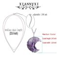 thumbnail image 5 of Collar con Colgante de cristal del árbol de la vida WEIHJMXG morado-amatista, 5 of 5