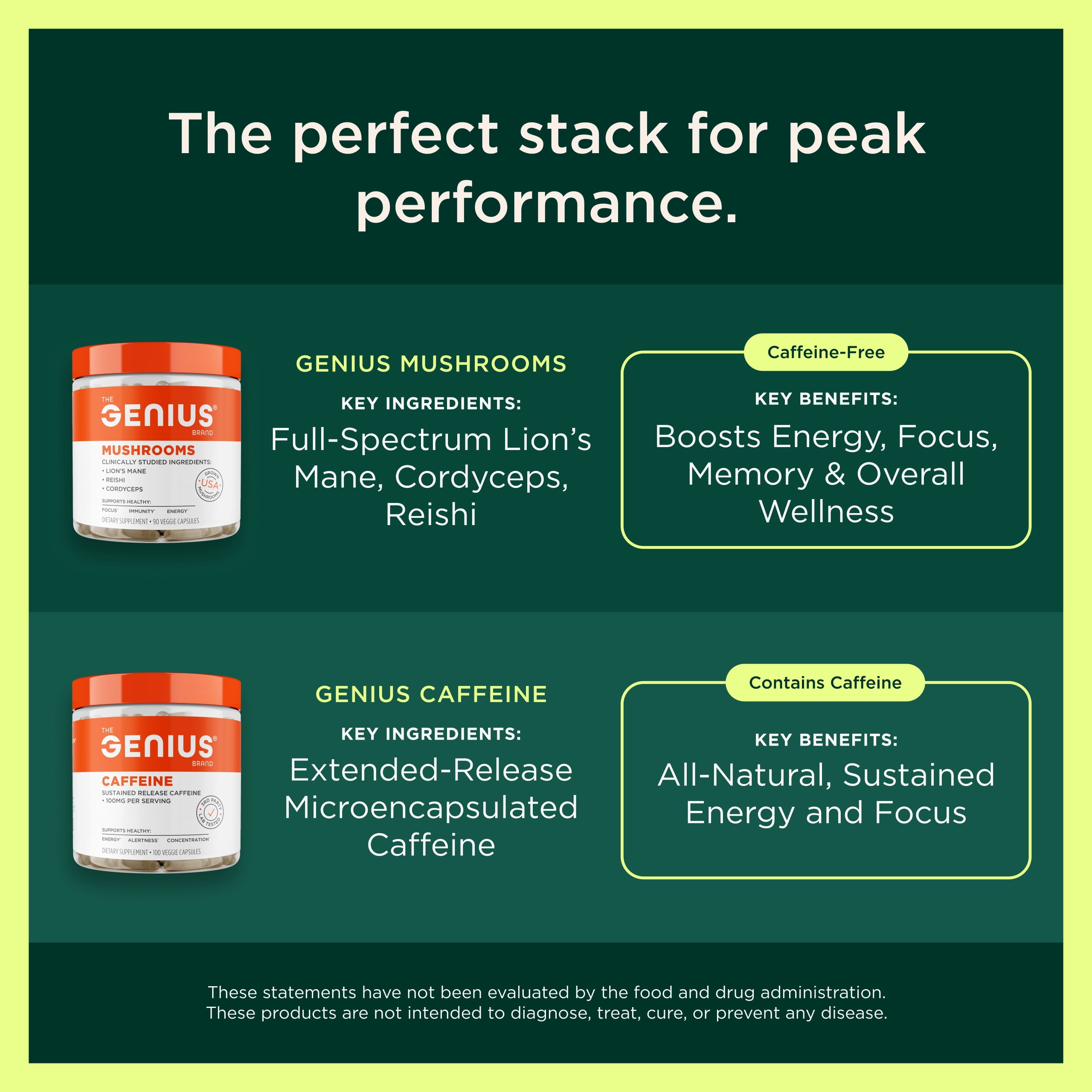 The Genius Brand Genius Sleep Aid - Gentle, Effective, All-Natural & Fast-Acting - Non-Habit Forming - Vegan, Gluten-Free & Non-GMO - 40 Veggie Capsules