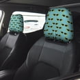 thumbnail image 4 of Headrest Covers for Cars Accessories Interior for Women Men 2Pcs - Retro Summer Sunglasses Head Rest Cover for Car Decorations, Car Headrest Cover for Car Decor Interior, 4 of 8