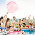 thumbnail image 1 of Globo inflable de la diversión de la bola de la burbuja transparente de la inyección del agua de los 60cm rosa Ndcxsfigh libre de BPA, 1 of 8