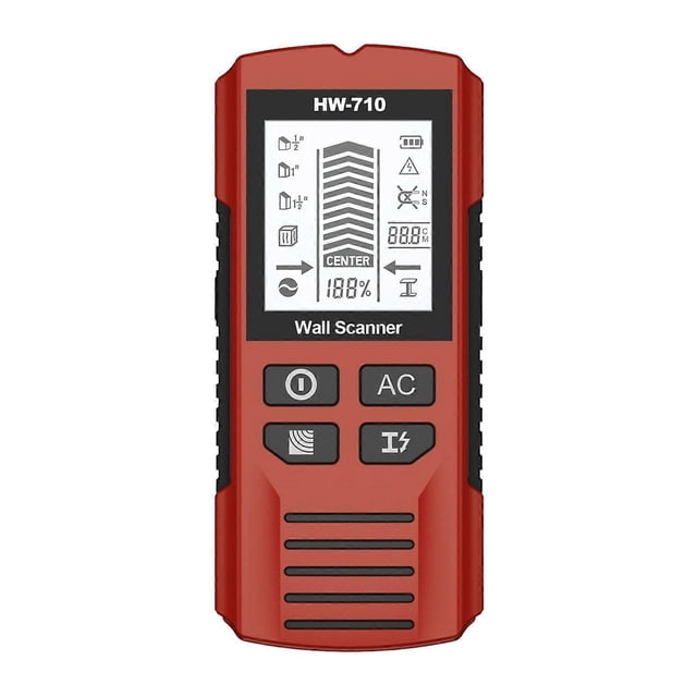 HW-710 Wall Scanner Stud Detector, Fast-Acting Wires Pipe Power Detector Studs Metal Finder Tool