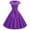 Purple, variant on EGNMCR Summer Dresses Women Trendy 2024 Women Vintage Short Sleeve 50s Housewife Casual Evening Party Prom Dress