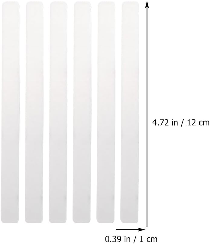 Clear Acrylic Plant Labels Waterproof Garden Markers for Vegetables Succulents Flower Pots and Beds 72 Pcs