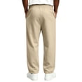 thumbnail image 6 of Nestiefly Men's Baggy Sweatpants Athletic Loose Wide Leg Elastic Waist Lounge Relaxed Open Bottom Joggers Pants with Pockets 2026 Khaki 3XL, 6 of 7