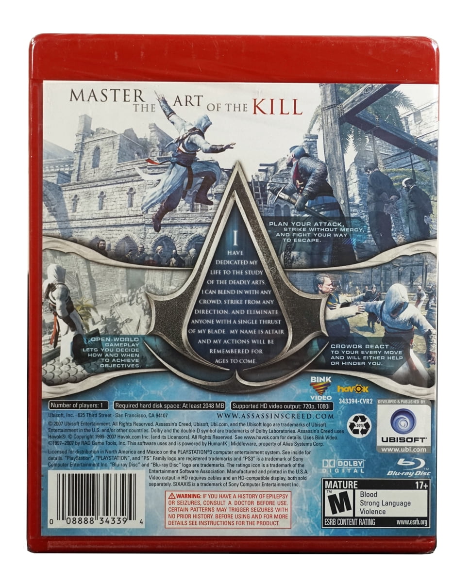 assassin's creed 1 platinum castellano ps3 play - Buy Video games