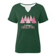 thumbnail image 4 of T-Shirt Imprimé à Manches Courtes et Col Rond pour Femmes, Doux, Respirant, Décontracté, Confortable pour Usage Quotidien et Diverses Occasions, 4 of 4