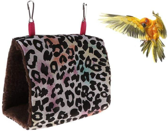 Parrot Hammock Hanging Bed for Cage Plush Bird Hut