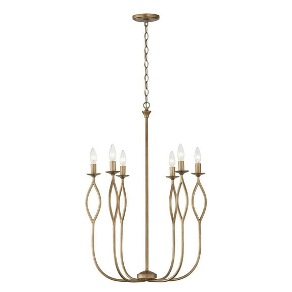 Capital Lighting 452561ML Cohen 6 Light 22" Wide Taper Candle Style Chandelier - Mystic