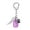Color:Purple, variant on Pet memorialS Key chain wingeds Urn Pendant Stainless Steel Pet Loss Jewelry For Perdurable