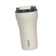 thumbnail image 5 of Taza de café térmica de acero inoxidable para viajes, con aislamiento térmico y de agua. Blanco, 5 of 9