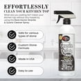 thumbnail image 2 of Rock Doctor Granite and Quartz Cleaner 64oz. Cleans Tile, Marble, Kitchen Countertop, and Natural Stone Surfaces, Streak-Free Shine Pack of 1, 2 of 7