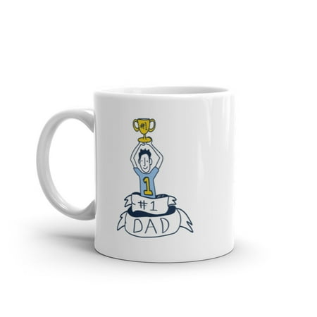 

Number 1 Dad Mug Cool Father s Day Best Dad Graphic Novelty Coffee Cup-11oz