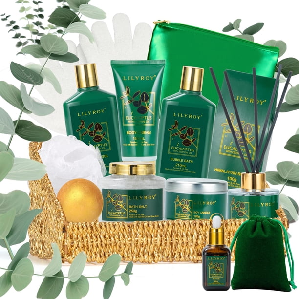 Set de regalo Lily Roy Eucalyptus Spa Bath para mujeres y hombres