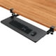 thumbnail image 1 of Bandeja para teclado debajo del escritorio, bandeja grande para cajón de teclado de 25 x 10 pulgadas con abrazaderas en C seguras, cajón deslizable para plataforma de computadora, soporte para teclado, 1 of 8