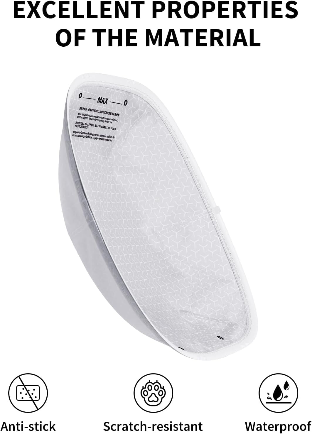 Replaced Cat Litter Pad for PuraMax Automatic Cat Litter Box, Waterproof Leakproof Replacement Litter Mat, Scratch Resistance