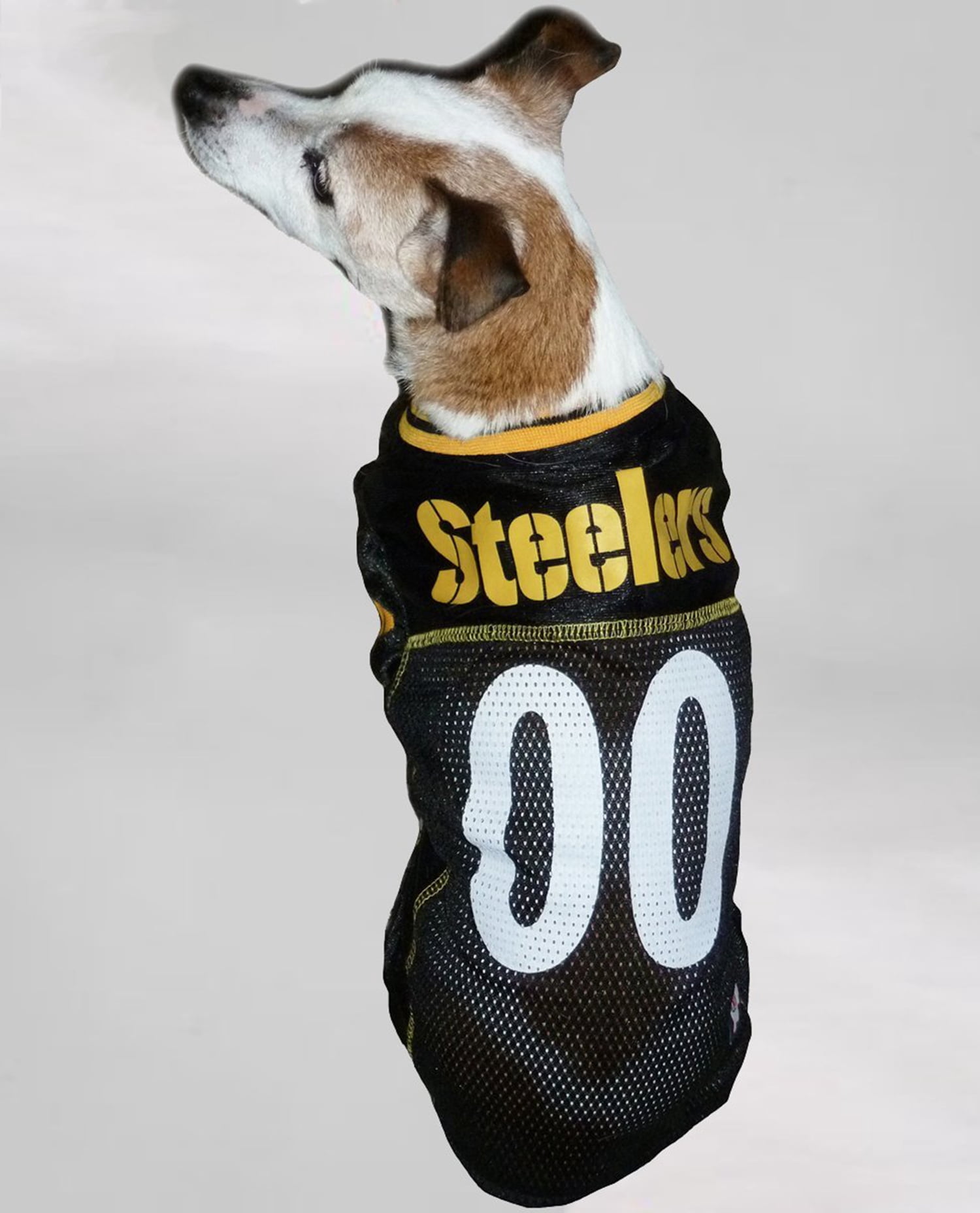 Pets First NFL Pittsburgh SteelersLicensed Mesh Jersey for Dogs and Cats - Medium