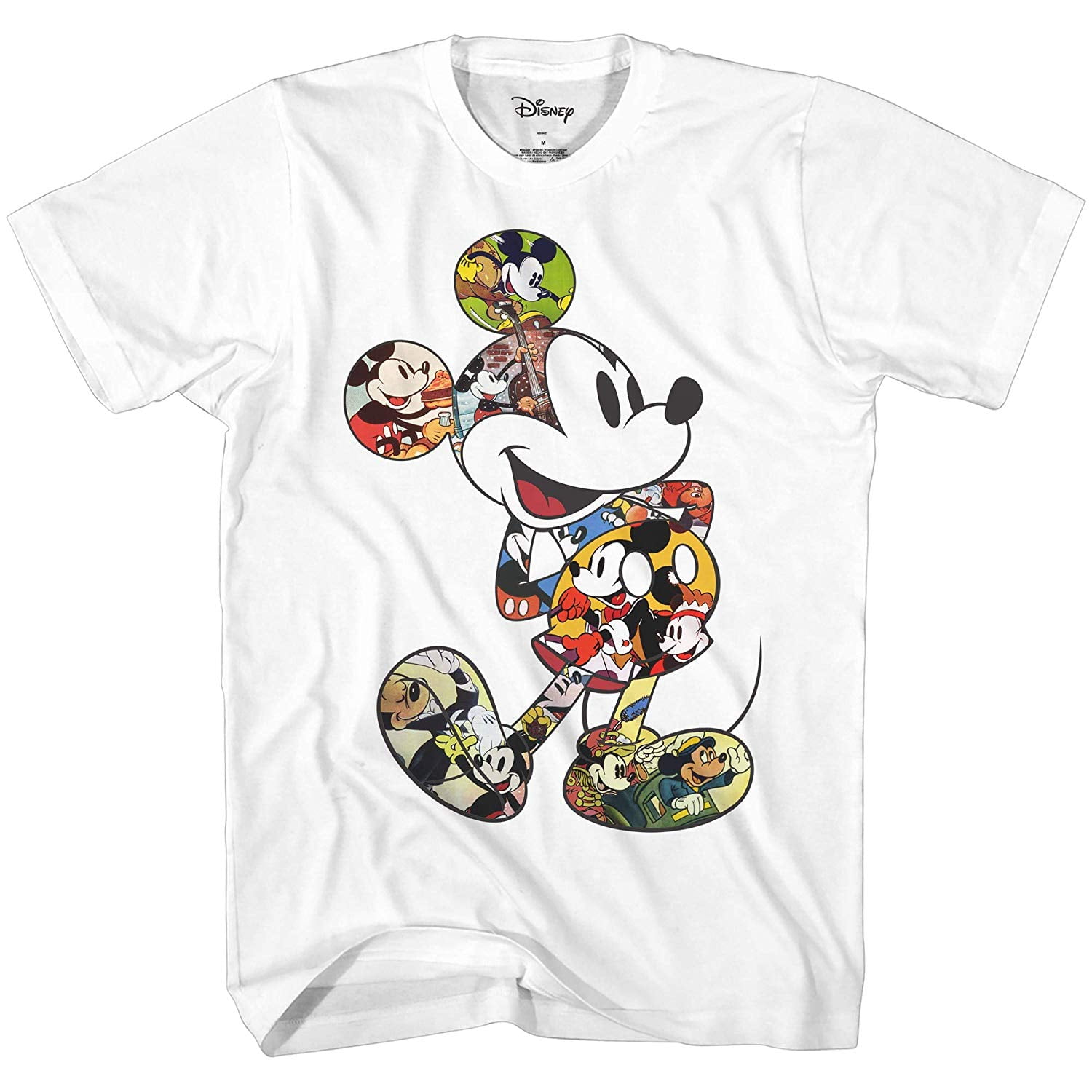 Disney Mickey Minnie Mouse Pluto Donald Duck Goofy World Disneyland Funny Adult Tee Graphic T-Shirt for Men Tshirt