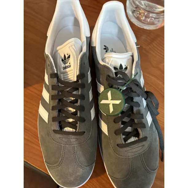 Adi - das Originals Gazelle Grey Gray White Sneakers BB5480 Sizes 8.5-11