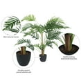 thumbnail image 6 of Vickerman 35" Artificial Potted Fern Palm Real Touch Leaves., 6 of 8