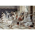 thumbnail image 2 of Tissot, James 18x14 White Modern Wood Framed Museum Art Print Titled - Saul Commands Doeg To Slay The Priests, 2 of 4