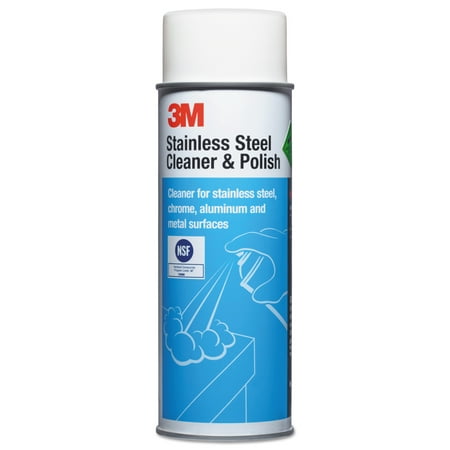 3M Stainless Steel Cleaner & Polish, Lime Scent, Foam, 21 oz. Aerosol