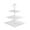 Z2-H, variant on JWDX Cake Stand Clearance! Three-Tier Cake Stand, Three-Tier Fruit Plate, Afternoon Tea Plate H, Cake Stand Fruit Dried Stand Dessert Stand Dessert Fruit Stand Set Plastic Housekeeping & Organizers