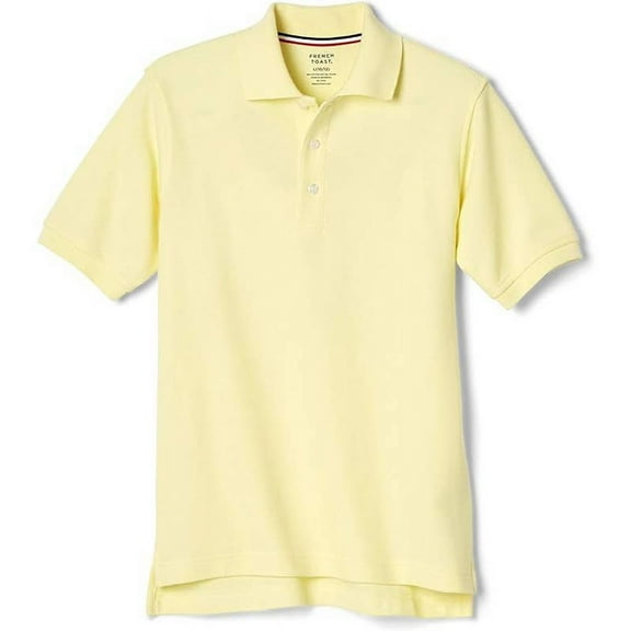 French Toast Boys Short Sleeve Polo Shirt, Size L