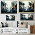 thumbnail image 4 of Designart "Stormy Cityscape With Ebony Edges Of Power Lines" Power Lines Floater Framed Canvas Prints, 4 of 5