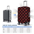 thumbnail image 3 of Salouo Red Beautiful Lips Pattern Travel Dust-proof Suitcase Cover, Softside Suitcase Protector Luggage Cover Protector for 18-32inch ,Not Included Suitcase, 3 of 8