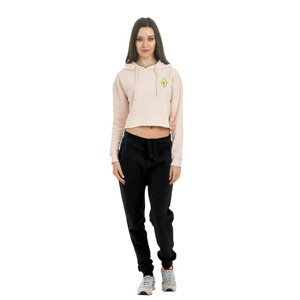 Awkward Styles - Crop Top Sweatsuits 2Pcs Sets for Women Tracksuit Cropped Hoodie and Sweatpant