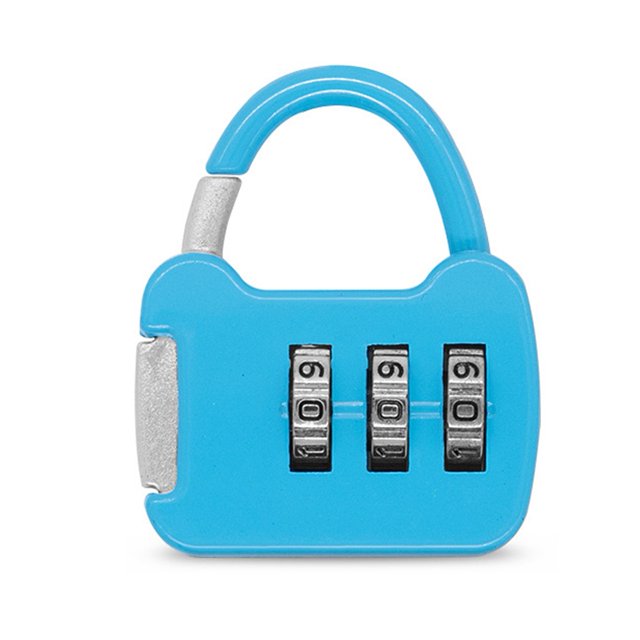 Lightweight Padlock Compact Cabinet Trolley Case Purple Red Zinc Alloy Blue Combination Lock Light Green Practical
