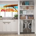 thumbnail image 5 of LALILO Kitchen Curtain Valance Beach Party And Summer Rod Pocket Window Curtain 52"x 18" Set of 2, 5 of 5