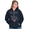 thumbnail image 4 of Vintage 80s Slush It Real Good Puppie Unisex Plus Size Zip Hoodie Brisco Brands 2X, 4 of 5