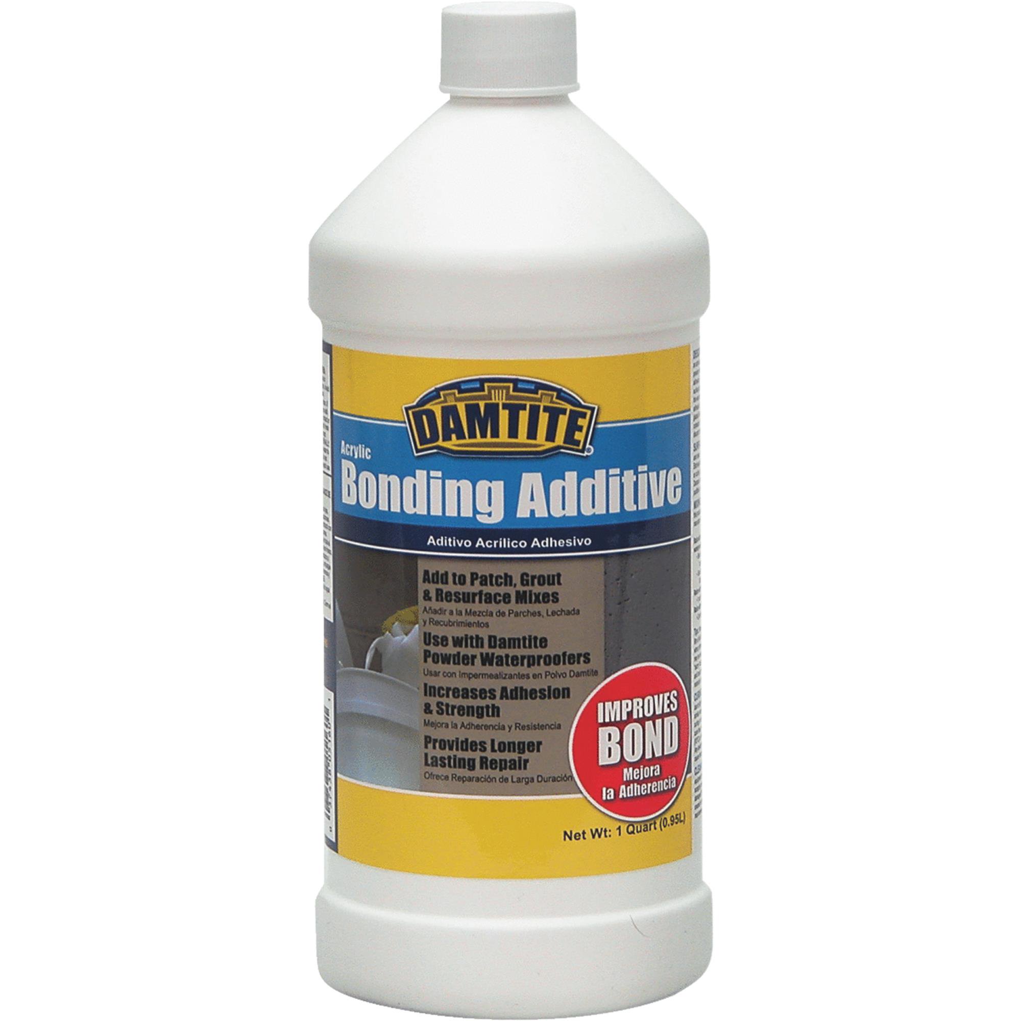 Damtite Waterproofing Damtite 05160 Acrylic Bonding Additive, 1 Quart